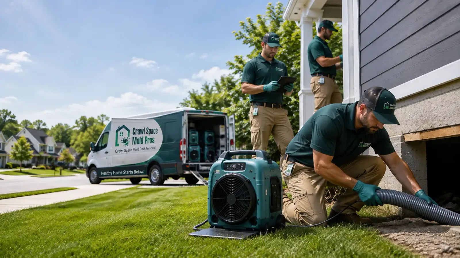 Crawl Space Mold Removal in Sterling, CO